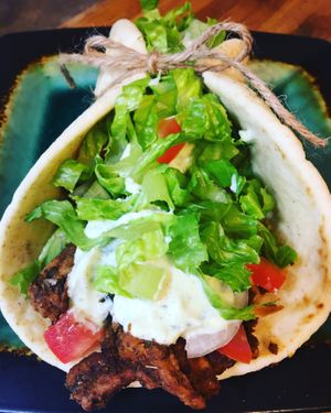 Gyro at The Munch Room in Courtenay