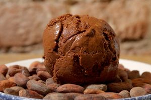 Vegan Cacao Gelato at Helado Bonito in Mexico City
