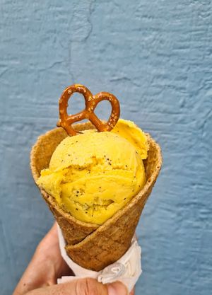 Passionfruit at Helado Bonito in Mexico City