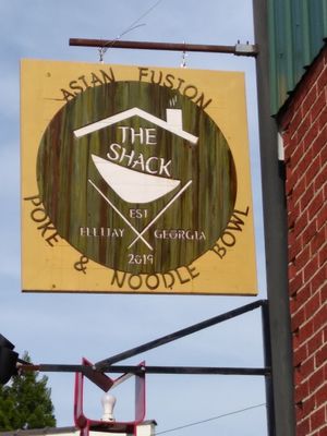 Sign at The Shack of Ellijay in Ellijay