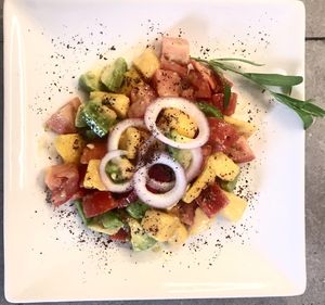 Mango Quacamole Salad at Nang Sabai Cafe Artisan Bakery in Koh Samui