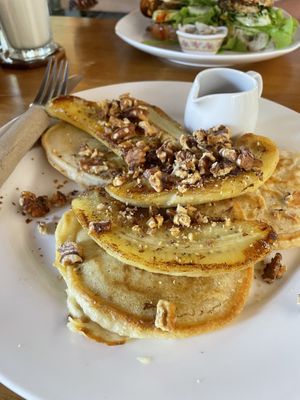 Vegan Pancakes at Nang Sabai Cafe Artisan Bakery in Koh Samui