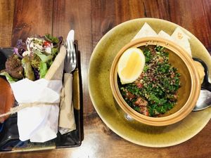   at Nang Sabai Cafe Artisan Bakery in Koh Samui