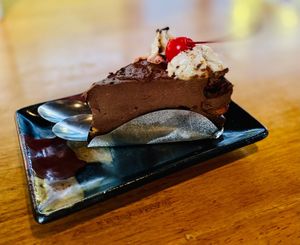 Vegan Cherry Cake at Nang Sabai Cafe Artisan Bakery in Koh Samui