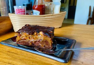 Snickers cake at Nang Sabai Cafe Artisan Bakery in Koh Samui