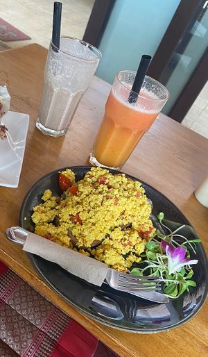   at Nang Sabai Cafe Artisan Bakery in Koh Samui