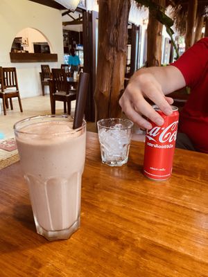 Funky monkey shake  at Nang Sabai Cafe Artisan Bakery in Koh Samui
