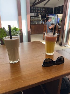   at Nang Sabai Cafe Artisan Bakery in Koh Samui