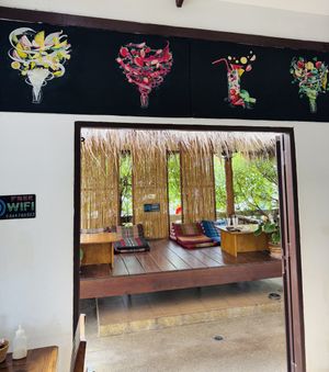   at Nang Sabai Cafe Artisan Bakery in Koh Samui