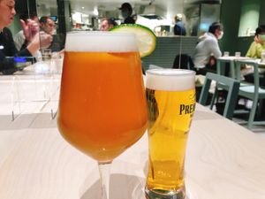 Beer at Vegan Bistro Jangara in Tokyo