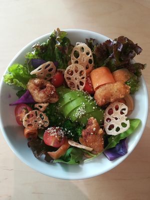 Power-up Salad at Vegan Bistro Jangara in Tokyo