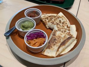 Quesadilla at Vegan Bistro Jangara in Tokyo