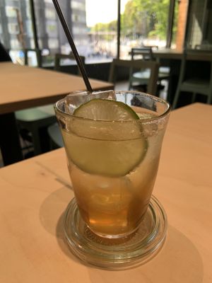 Ginger ale at Vegan Bistro Jangara in Tokyo