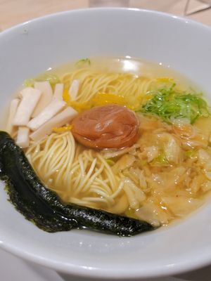 Simple ramen at Vegan Bistro Jangara in Tokyo