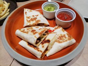 Quesadillas were heavenly at Vegan Bistro Jangara in Tokyo
