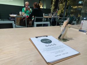 Table Area at Vegan Bistro Jangara in Tokyo