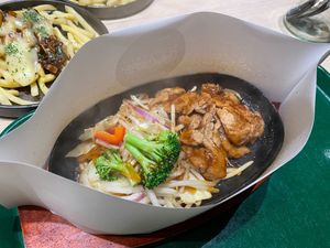 Soy Meat Skillet at Vegan Bistro Jangara in Tokyo