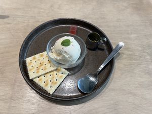 Vanilla Ice cream   at Vegan Bistro Jangara in Tokyo