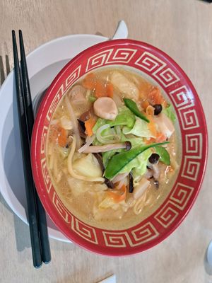 Champion-Ramen at Vegan Bistro Jangara in Tokyo