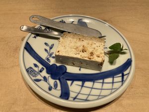 Caramel & nuts cake  at Vegan Bistro Jangara in Tokyo