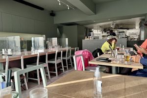 Dining too  at Vegan Bistro Jangara in Tokyo