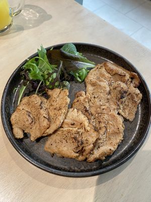 Soy meat  at Vegan Bistro Jangara in Tokyo