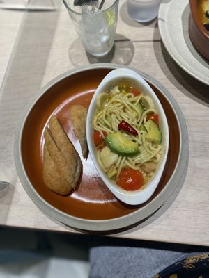 Spanish spaghetti   at Vegan Bistro Jangara in Tokyo