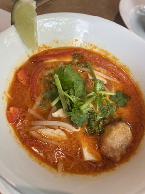 Laksa   at Vegan Bistro Jangara in Tokyo
