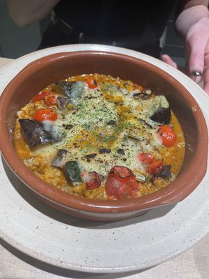 Grilled cheese curry   at Vegan Bistro Jangara in Tokyo