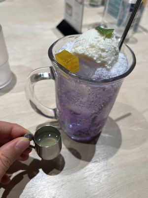I’ve cream soda  at Vegan Bistro Jangara in Tokyo
