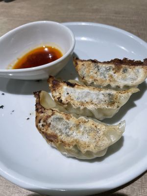 Vegan dumpling Gyoza! 🥟🌱  at Vegan Bistro Jangara in Tokyo