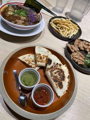 Quesadilla  at Vegan Bistro Jangara in Tokyo