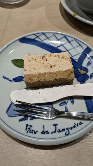 Caramel nut cake at Vegan Bistro Jangara in Tokyo