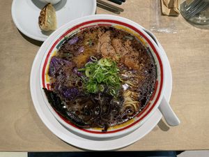 Rāmen  at Vegan Bistro Jangara in Tokyo