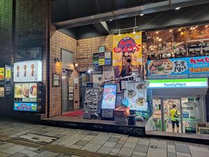 You have to take the elevator on the left second floor 2F at Vegan Bistro Jangara in Tokyo