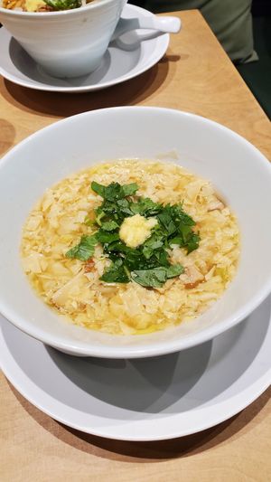 My noodle soup, I think it was some kind of kyoto thing maybe? at Vegan Bistro Jangara in Tokyo