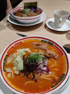Karabon and kobonshan at Vegan Bistro Jangara in Tokyo