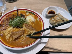 Vegan Ramen  at Vegan Bistro Jangara in Tokyo