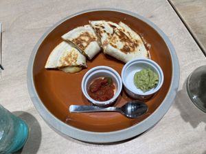 Quesadilla  at Vegan Bistro Jangara in Tokyo