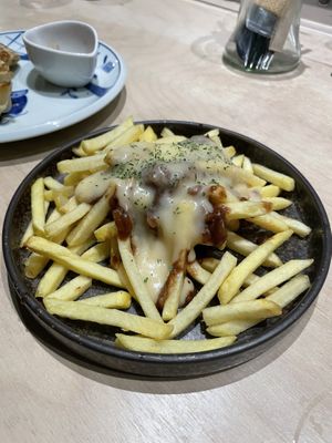 Poutine  at Vegan Bistro Jangara in Tokyo
