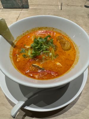 Vegan Laksa  at Vegan Bistro Jangara in Tokyo