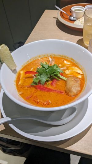 Singapore Laksa ramen 🍜 at Vegan Bistro Jangara in Tokyo