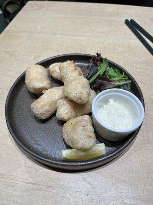 Karaage  at Vegan Bistro Jangara in Tokyo