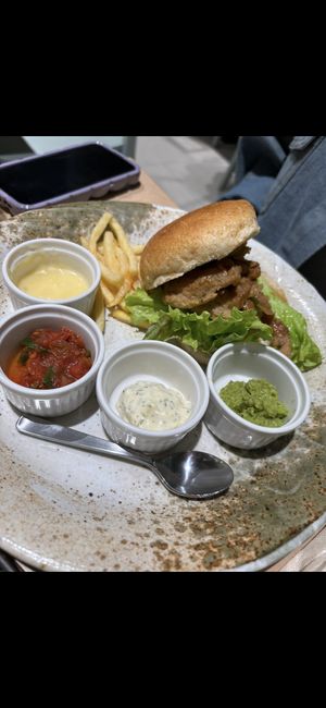 Burger   at Vegan Bistro Jangara in Tokyo
