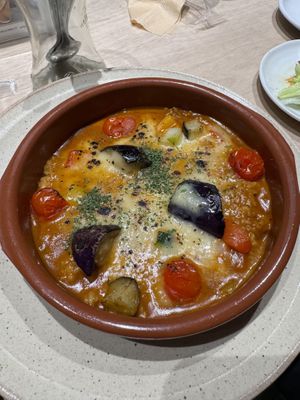 "Cheese” Curry  at Vegan Bistro Jangara in Tokyo