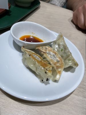 gyoza  at Vegan Bistro Jangara in Tokyo
