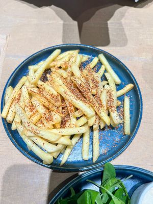 Chilli fries  at Vegan Bistro Jangara in Tokyo