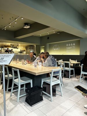 Half empty restaurant, 6 people waiting to be seated for 20+ minutes  at Vegan Bistro Jangara in Tokyo