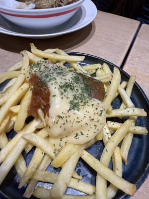 Poutine  at Vegan Bistro Jangara in Tokyo