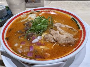 Karabon ramen  at Vegan Bistro Jangara in Tokyo